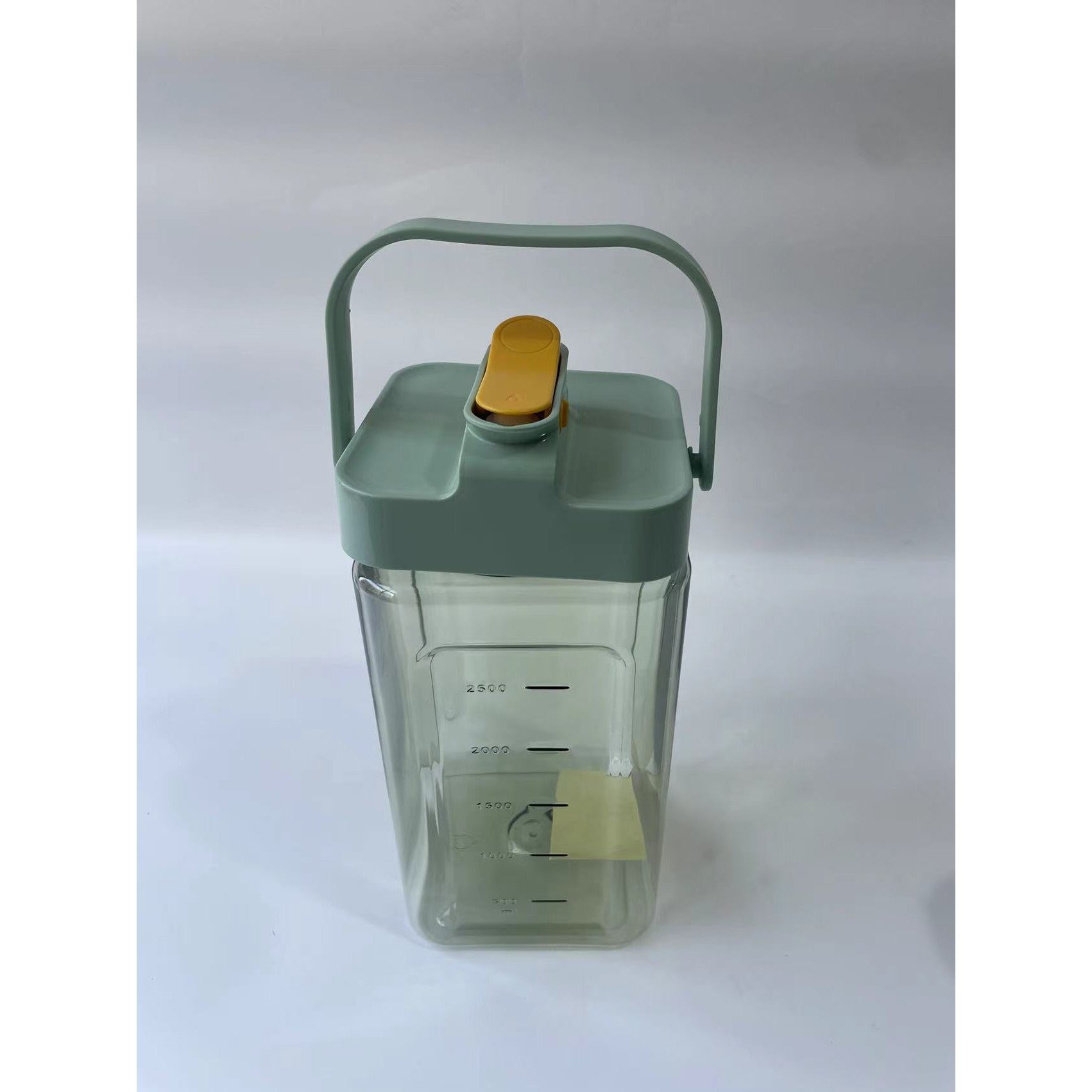 Dozator portabil pentru bauturi Kaveny, 3.5 litri, capac etans, duza deschidere/inchidere, recipent din plastic, gradat, filtru, maner, pentru diverse bauturi, 29.7 x 14.1 x 14.4 cm, verde