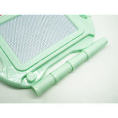 Tabla Magnetica pentru desen Kaveny, Pix, forma dreptunghi, dimensiuni 23x17 cm, Dezvolta Creativitatea, cu picioare suport, Verde