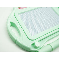 Tabla Magnetica pentru desen Kaveny, Pix, forma dreptunghi, dimensiuni 23x17 cm, Dezvolta Creativitatea, cu picioare suport, Verde