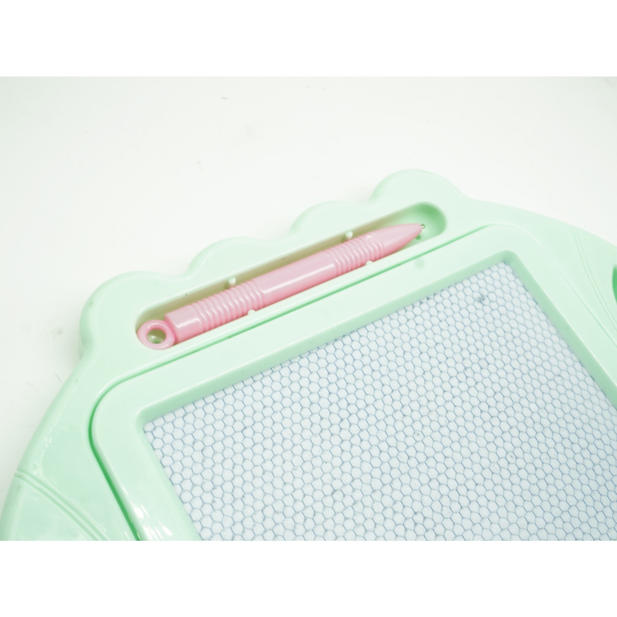 Tabla Magnetica pentru desen Kaveny, Pix, forma dreptunghi, dimensiuni 23x17 cm, Dezvolta Creativitatea, cu picioare suport, Verde