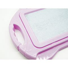 Tabla Magnetica pentru desen Kaveny, Pix, forma dreptunghi, dimensiuni 23x17 cm, Dezvolta Creativitatea, cu picioare suport, Roz Pal