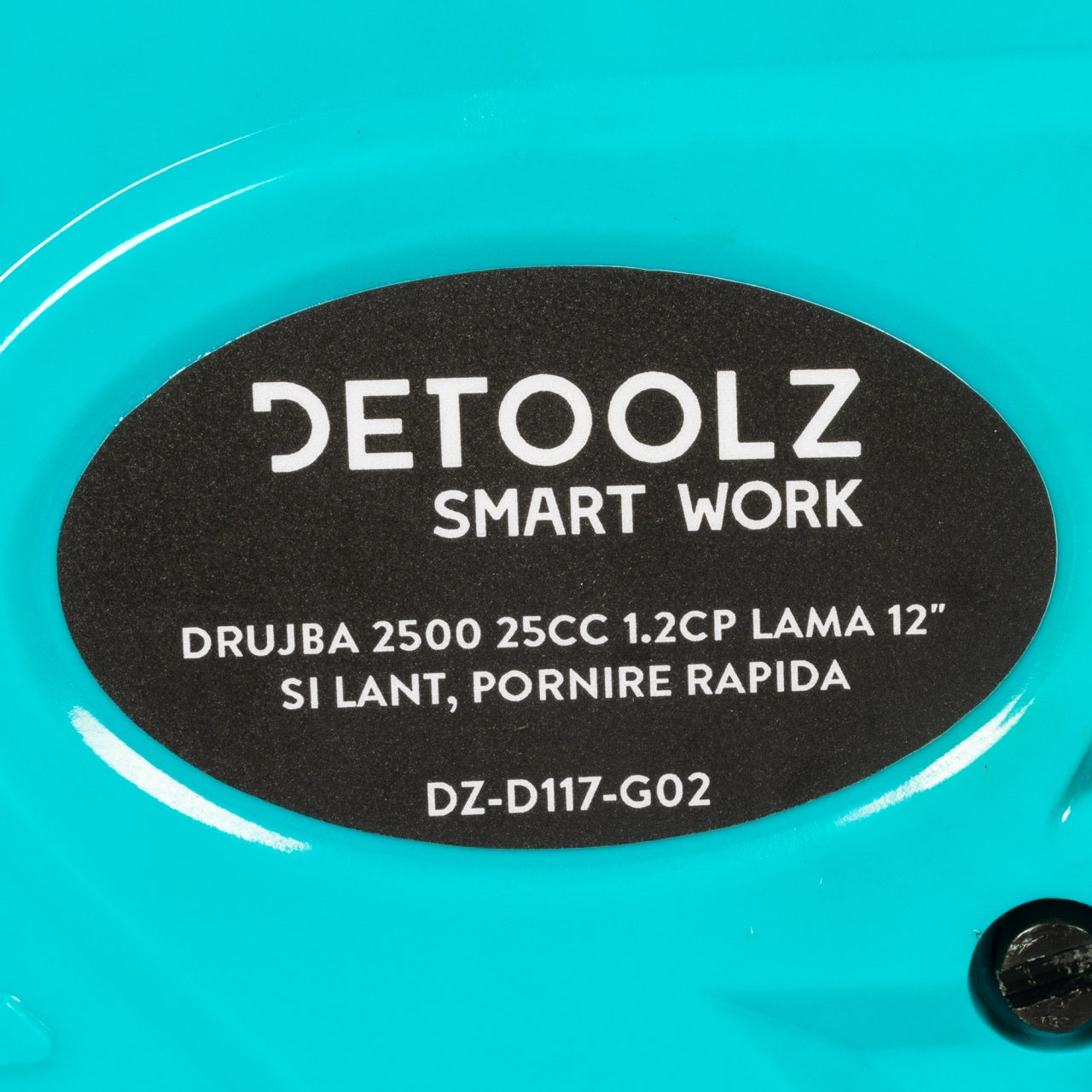 Drujba Detoolz 2500, 1.2CP, cu lama 12'' si lant, pornire rapida