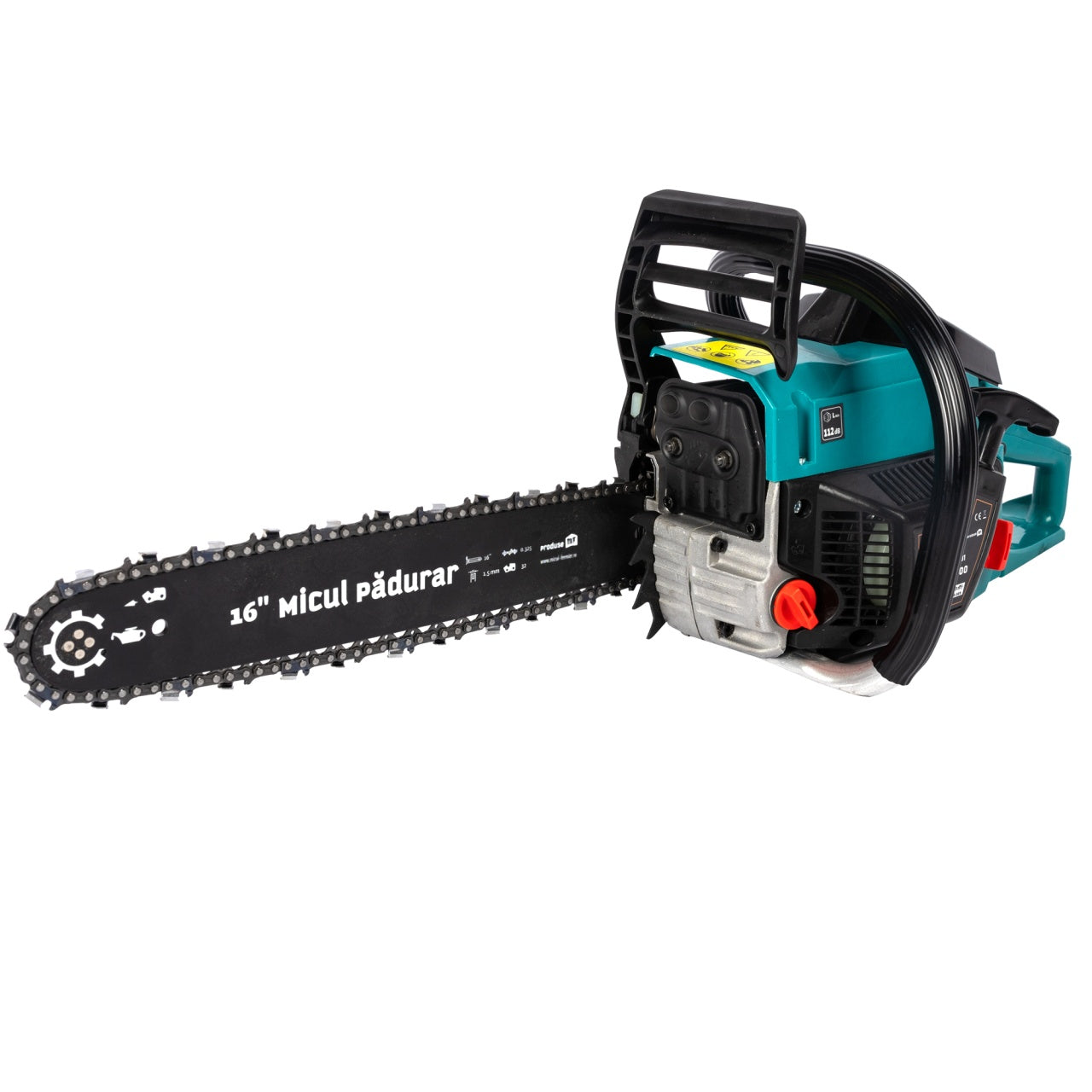 Drujba Micul Padurar 4900, capacitate cilindrica 49cc, 2.6 CP, 1 lant 16" + 1 lama, pornire rapida