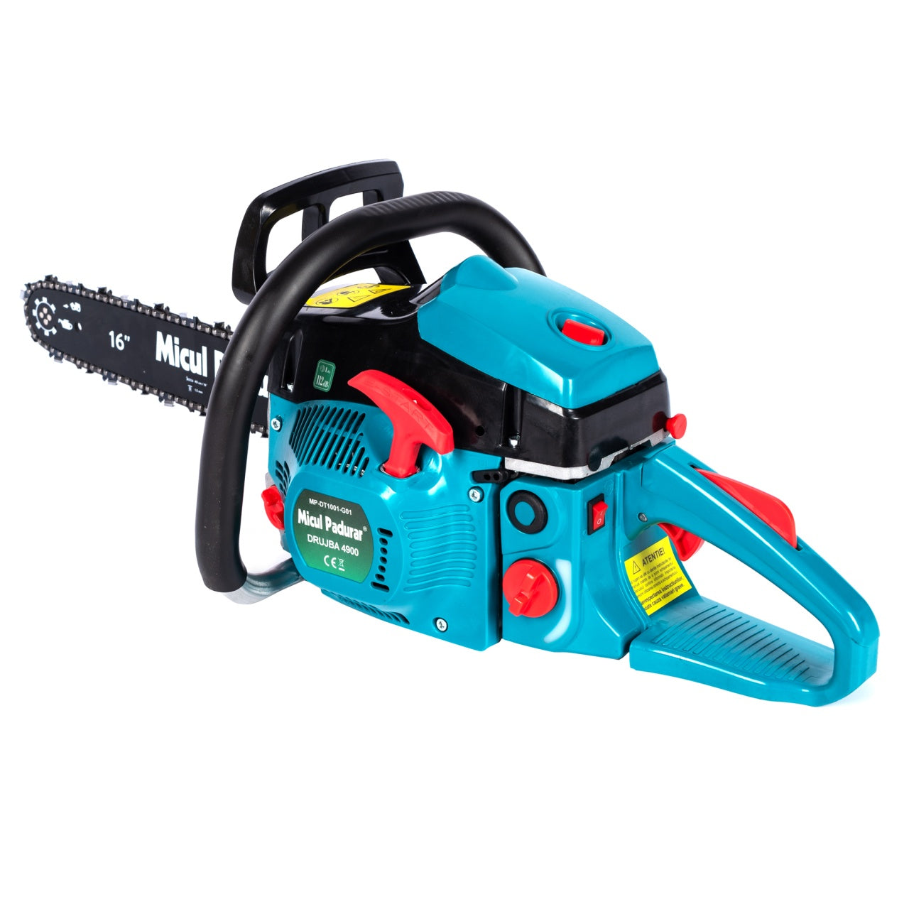Drujba Micul Padurar 4900XC, capacitate cilindrica 49cc, 2.6 CP, 1 lant 16" + 1 lama, pornire rapida