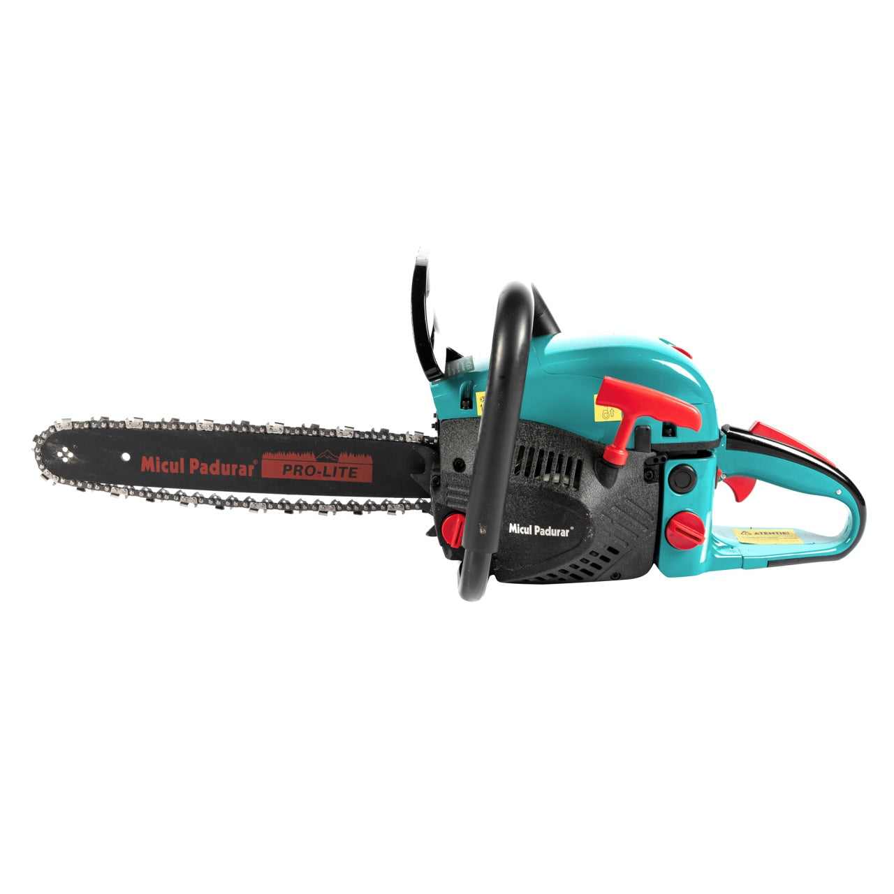 Drujba Micul Padurar 5200, capacitate cilindrica 52cc, 2.7 CP, 1 lant 16" + 1 lama, demaror magneziu, pornire rapida