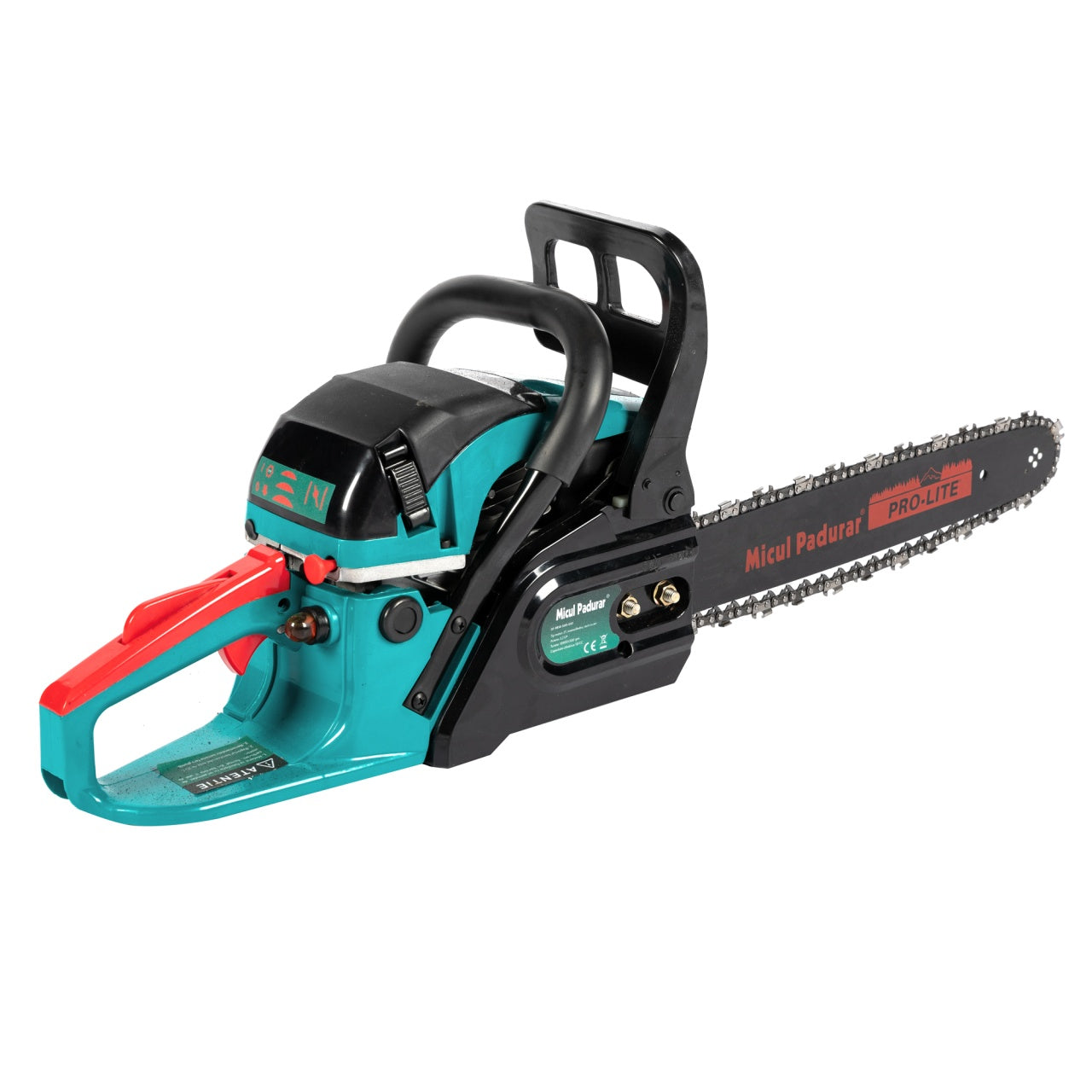 Drujba Micul Padurar 5800, capacitate cilindrica 58cc, 3.2 CP, 1 lant 16" + 1 lama, pornire rapida