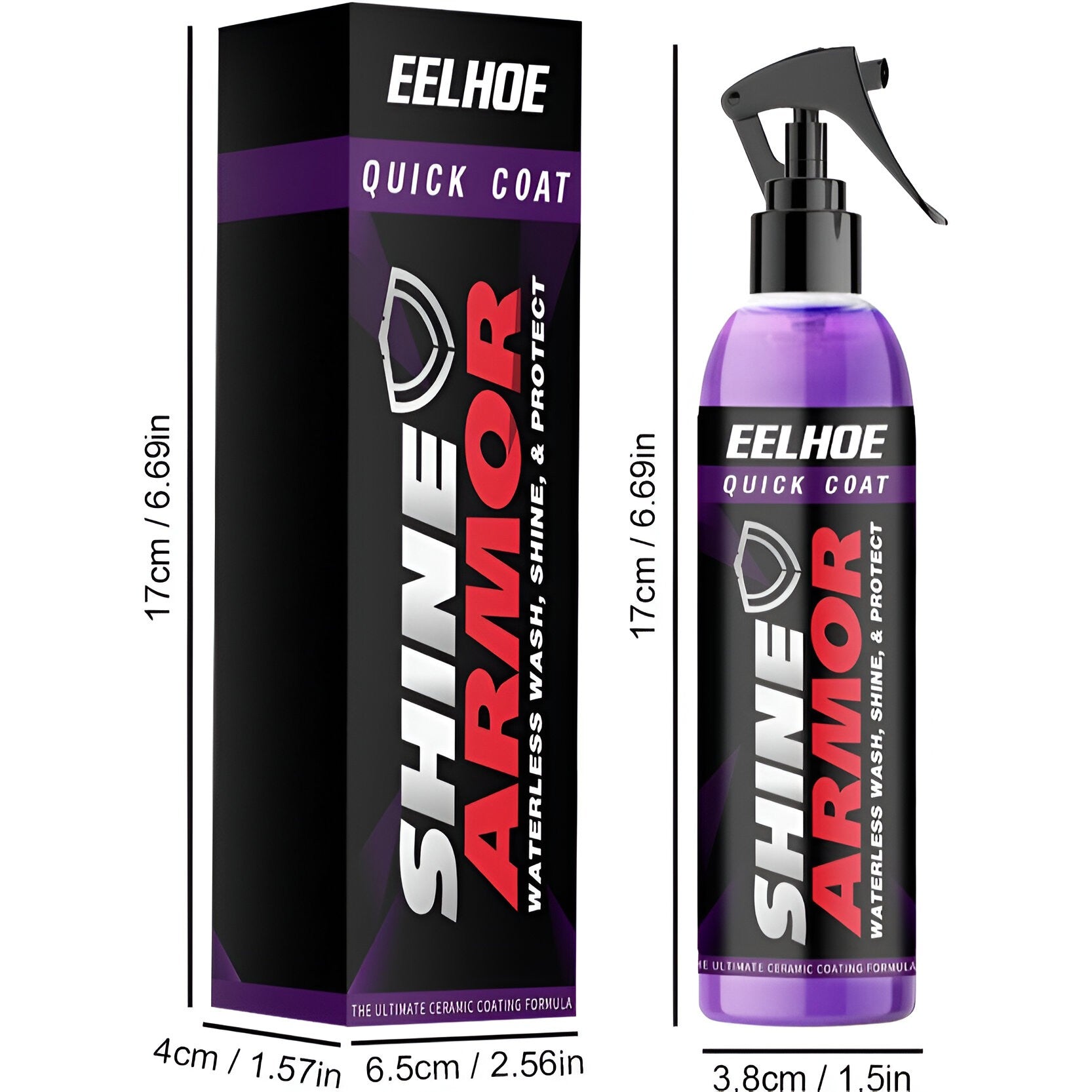 Spray Hidrofob Auto, Kadeny, Curatare, Acoperire, Stralucire, Reparare Zgarieturi, Nanotehnologie, Spalare fara Apa, 100mL