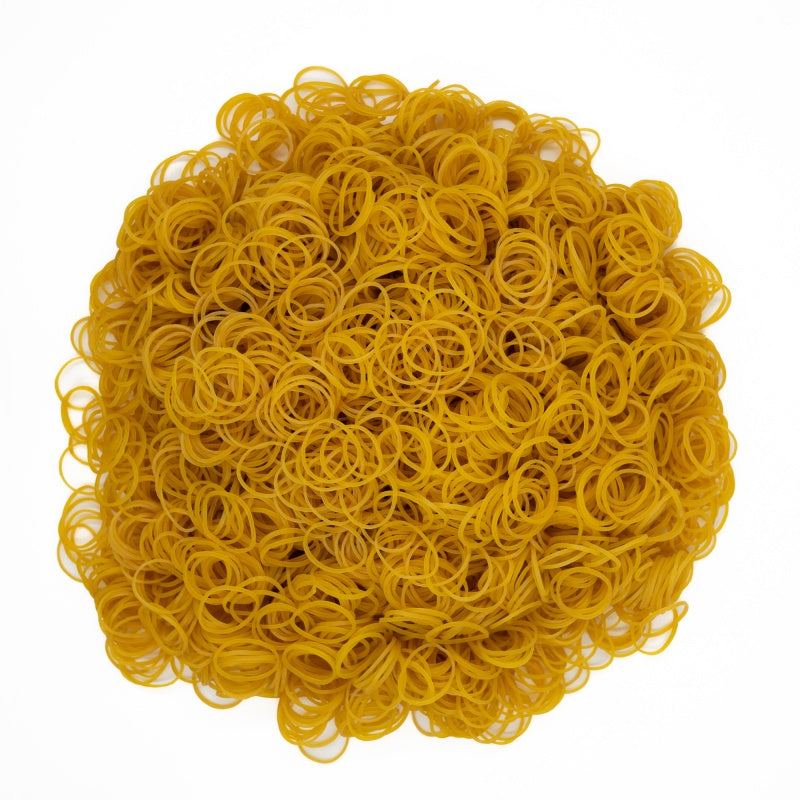 Elastice din cauciuc CNX, natur, 1.5x1.5mm, diametru 30mm, punga 1000g