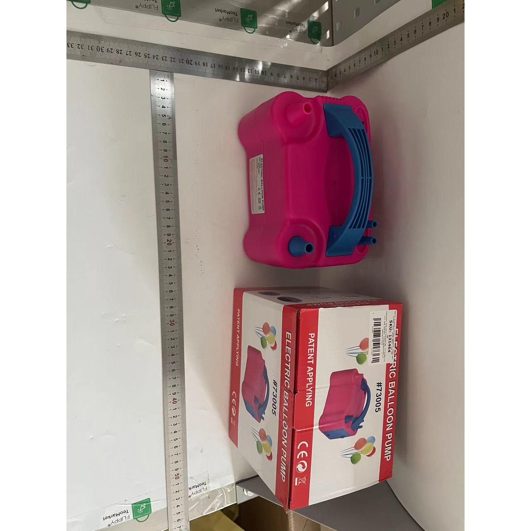 Pompa Electrica de Umflat Baloane, Kadeny, cu Doua Iesiri, 220V, Putere 600W, Accesorii petrecere, Mov