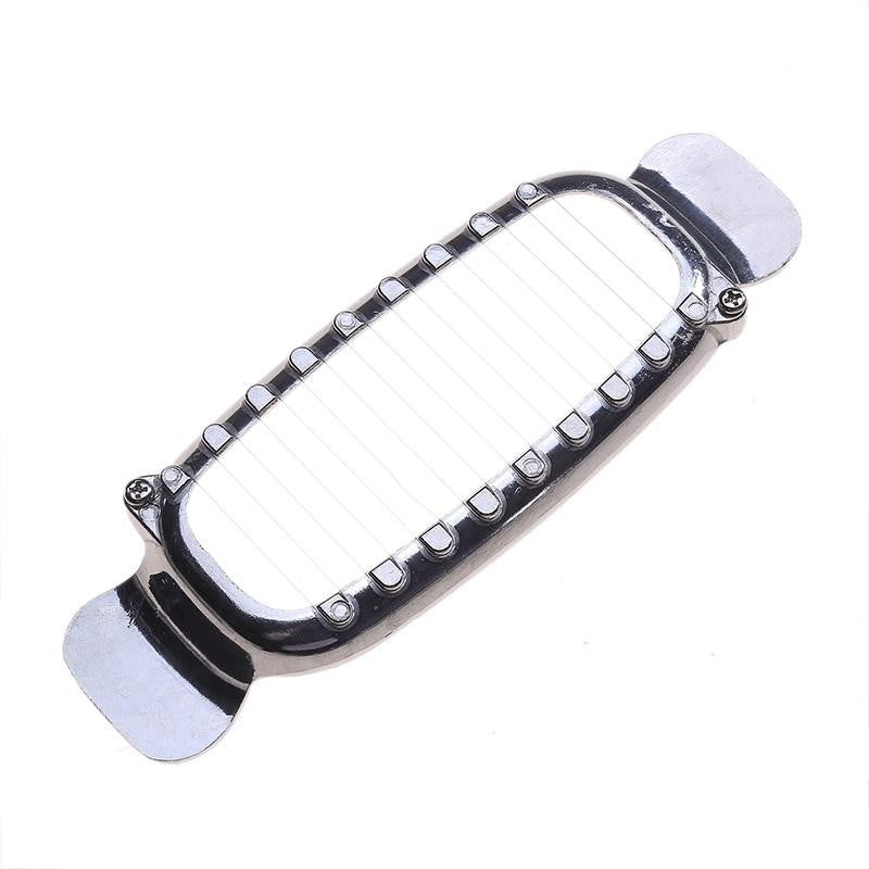 Feliator de Alimente, Kadeny, pentru Branza, Unt, Oua, din Aluminiu, 19.5 x 6.5 x 2 cm, Argintiu