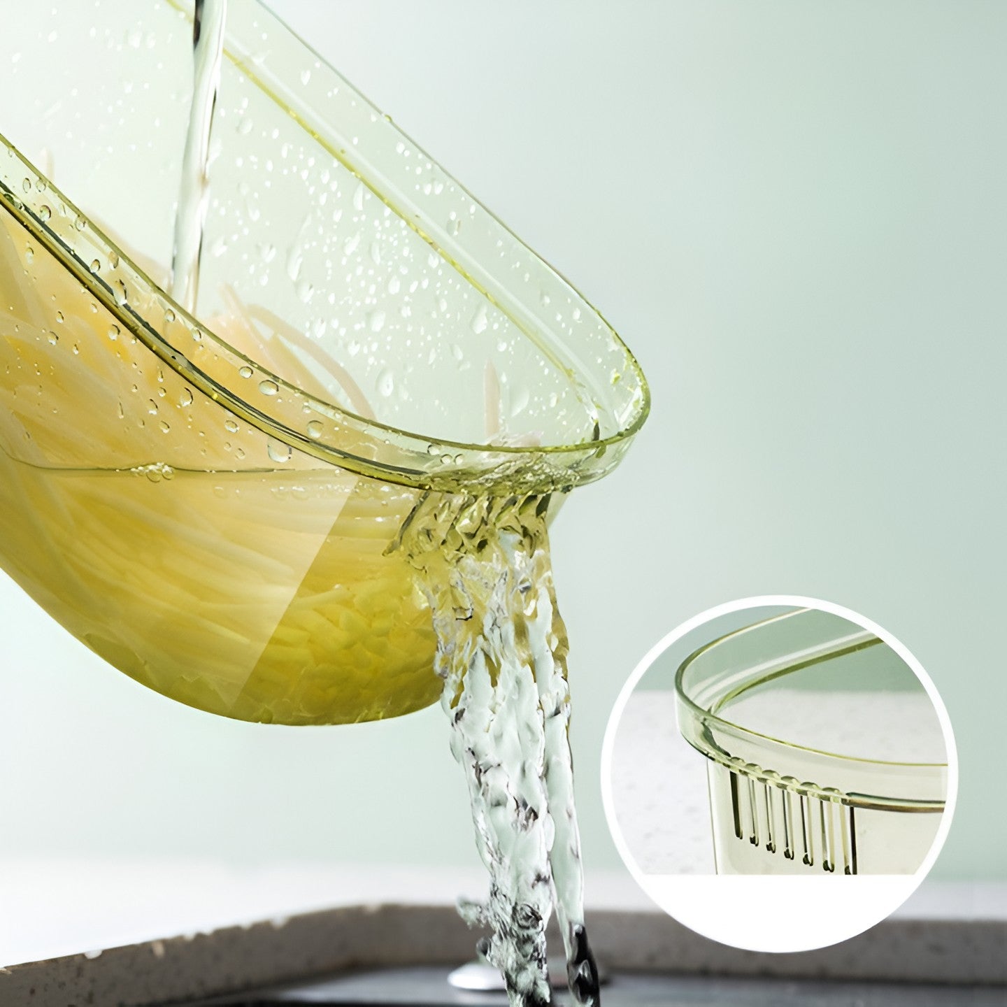 Feliator Multifunctional, Kadeny, 3 in 1, pentru Fructe si Legume, 6 Piese, Maner, Lame de Inox, Recipient Stocare, Protectie Mana, ABS, 35x12x9.4 cm, Verde