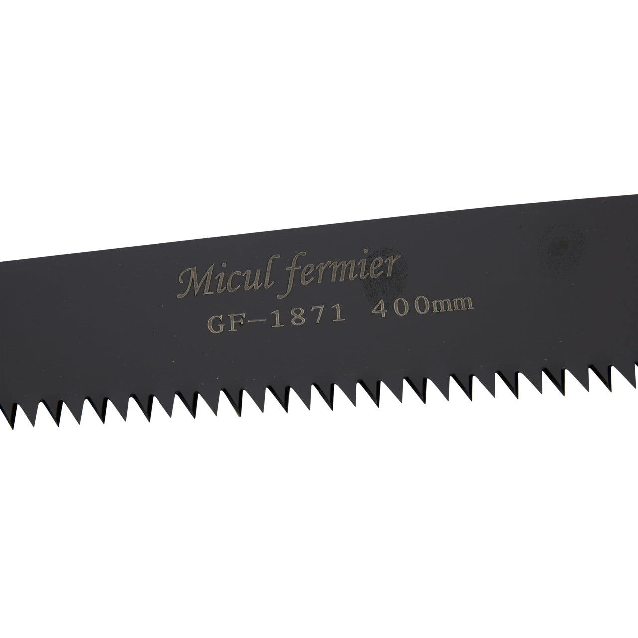 Fierastrau drept negru cu maner verde