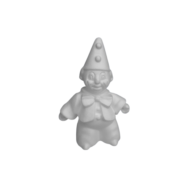 Accesorii craft - clovn Pierrot, 12.5cm, polistiren HD, Colorarte, OPIEPU