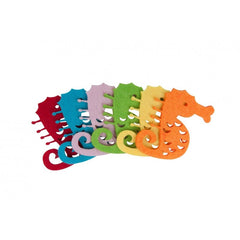 Accesorii creatie - cal de mare fetru, set 6 buc, Colorarte