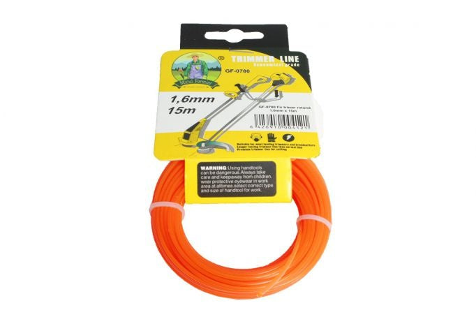 Fir motocoasa(trimmer) Micul Fermier, 1.6mm*15m, rotund