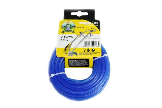 Fir motocoasa(trimmer) Micul Fermier, 3.0mm*15m, rotund
