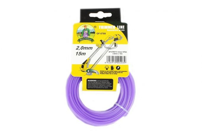 Fir motocoasa(trimmer) Micul Fermier, 2.0mm*15m, stea