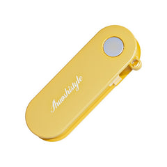 Peeler pentru Legume si Fructe, Kadeny, 3.6 x 9.1 cm, Multifunctional, Curatator Pliabil, din ABS si Otel Inoxidabil, Galben