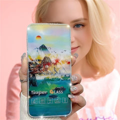 Folie de Protectie, Kadeny, pentru iPhone 15 Plus, Tempered Glass 2.5 cu Pietricele, ESD, HD, Transparent