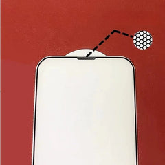 Folie de Protectie, Kadeny, pentru iPhone 15 Plus, Tempered Glass, HD, Acoperire Completa, Protectie Anti-Praf pentru Difuzor, Margini Negre, Transparent