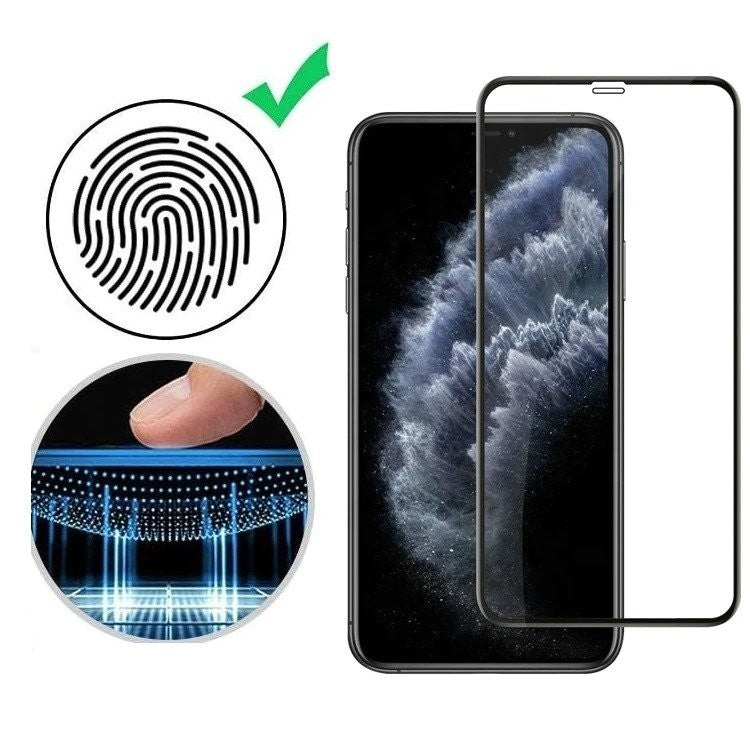 Folie de protectie Full Glue Sticla securizata pentru Apple iPhone XS Max, Negru