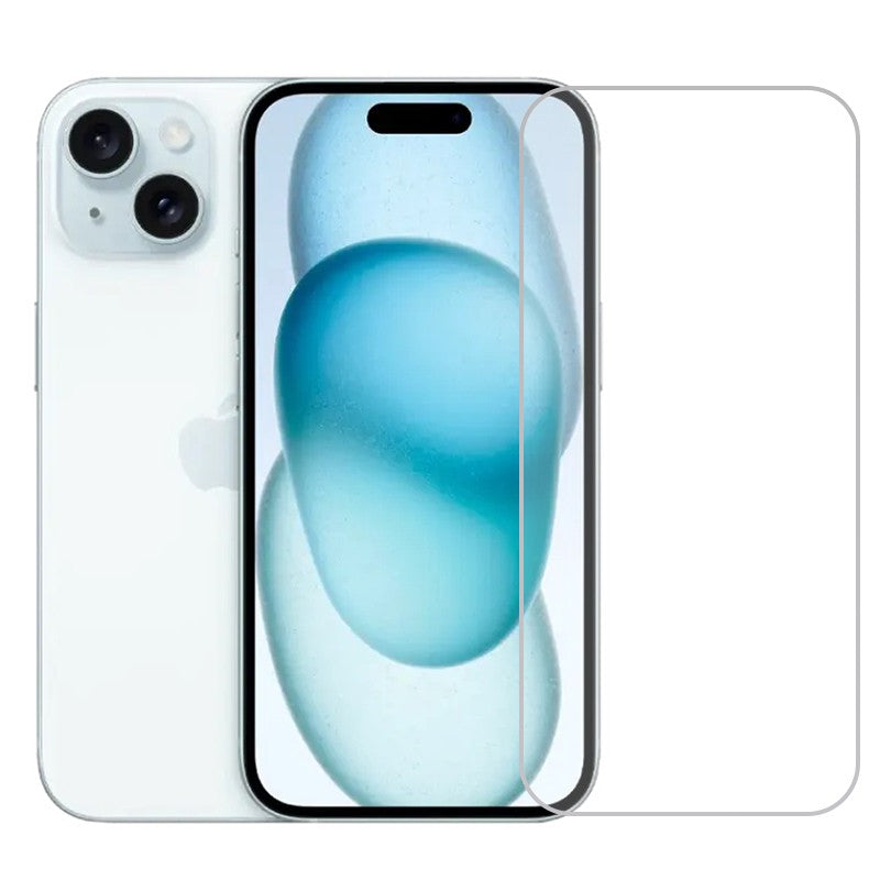 Folie de Protectie pentru Apple iPhone 15, Kadeny, Sticla Securizata 3D, High Definition pentru Ecran complet, Anti Zgirieturi, Anti bule, Transparenta