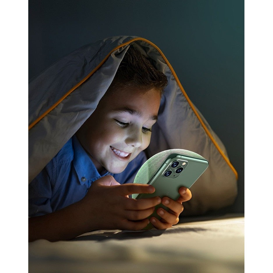 Folie de Sticla Securizata pentru Apple iPhone 15, Kadeny, Lumina Verde Anti-Blue Ray, Auto-Aplicare, Protectie Completa 9D, Verde