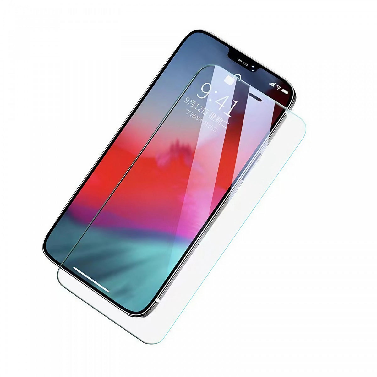 Folie de Sticla Securizata pentru Apple iPhone 15 Plus, Kadeny, Vizibilitate HD, Protectie Completa 9D, Transparent