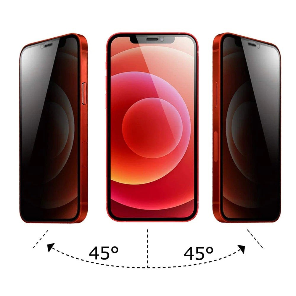 Folie de Protectie, Kaveny, compatibila cu Apple iPhone 14 Pro Max, Privacy, Protectie Completa, Sticla, Transparenta