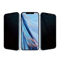 Folie protectie Kaveny pentru iPhone 14 Plus, Sticla securizata, temperata, duritate 9H, Privacy 360, Transparenta, Protectie Completa