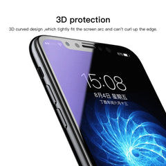Folie protectie Kaveny pentru iPhone 14 Pro Max, Sticla securizata, temperata, duritate 9H, Privacy 360 Anti-Blue Ray, Transparenta, Protectie Completa