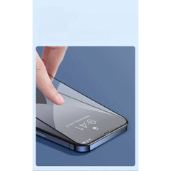 Folie protectie Kaveny pentru Samsung S23, Sticla securizata, temperata, duritate 9H, Transparenta cu margini negre, Protectie Completa