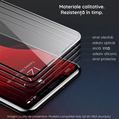 Folie Securizata pentru Samsung Galaxy S25 Plus, Kaveny, Sticla de Protectie Compatibila cu Samsung Galaxy S25 Plus, Full Cover 111D, 10H GLASS, Margini Negre, Transparenta