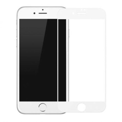 Folie Sticla Securizata Kadeny, 9H, Transparenta HD, pentru Apple iPhone 6/6S Plus Alb