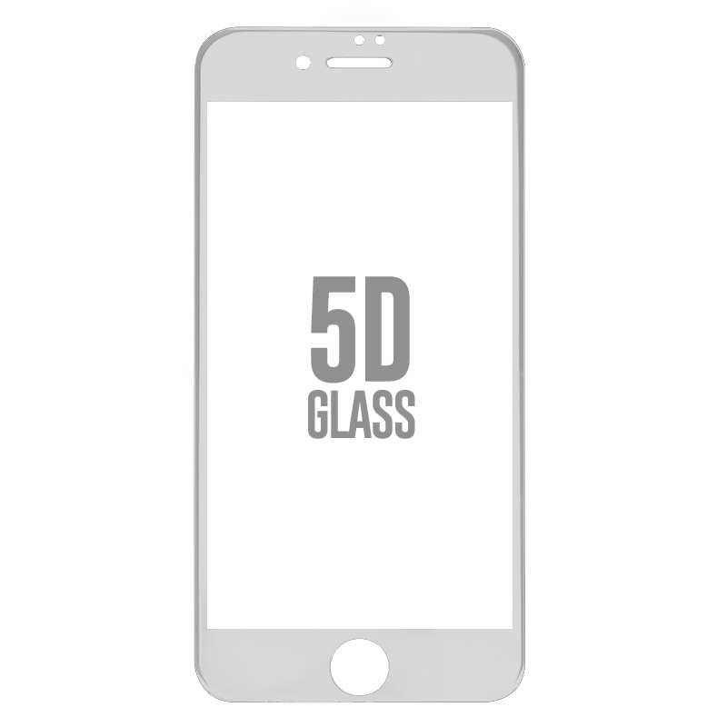 Folie Sticla Apple iPhone 6 Plus Kaveny® 4D/5D Alb