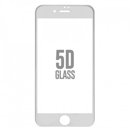 Folie Sticla Apple iPhone 7 Plus 4D/5D Alb