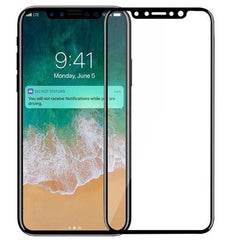 Folie Sticla Securizata Kadeny pentru Apple iPhone X Full Face, 9H, Negru