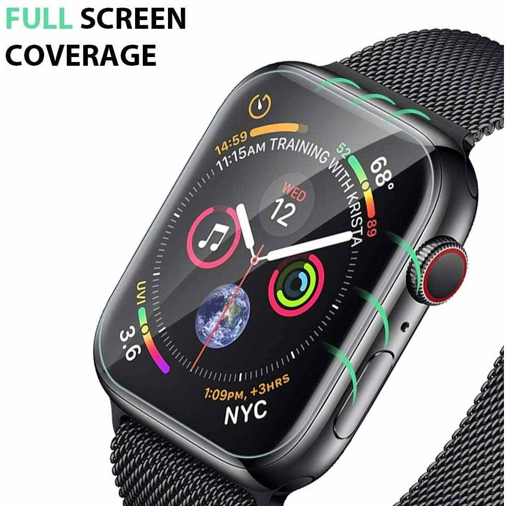 Folie Sticla Kaveny pentru Apple Watch Series 2/3 38 mm UV Nano Water Transparent
