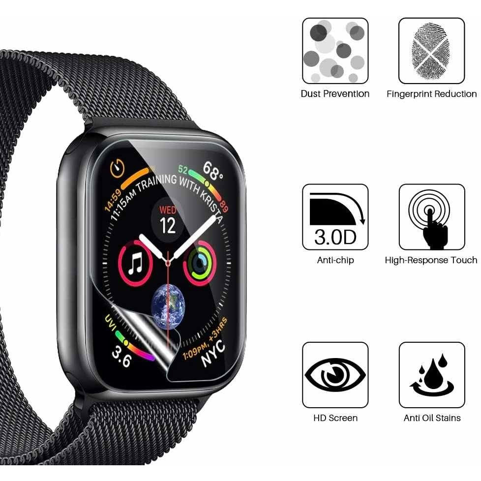 Folie Sticla Kaveny pentru Apple Watch Series 2/3 42 mm UV Nano Water Transparent