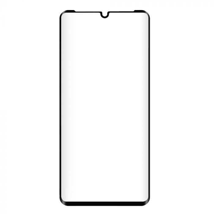 Folie Sticla Curbata, compatibila cu Huawei P30 Pro Full Face Negru, Kaveny