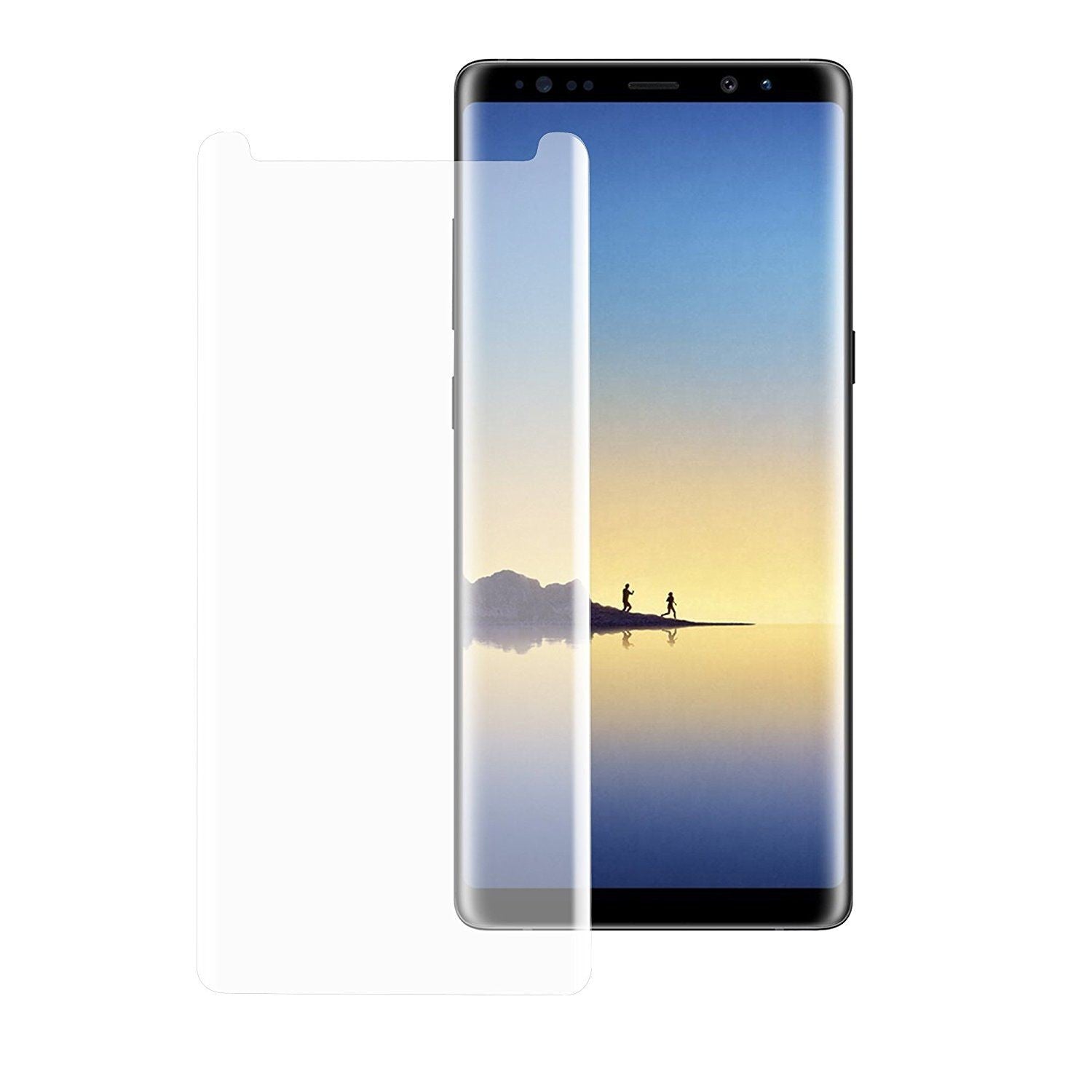 Folie Sticla Securizata Kadeny, 9H, Transparenta HD, pentru Curbata Samsung Galaxy Note 8 Kadeny Transparent