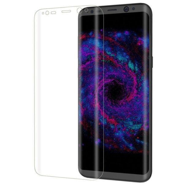 Folie Sticla Securizata Kadeny, 9H, Transparenta HD, Curbata pentru Samsung Galaxy S8 Plus Transparent
