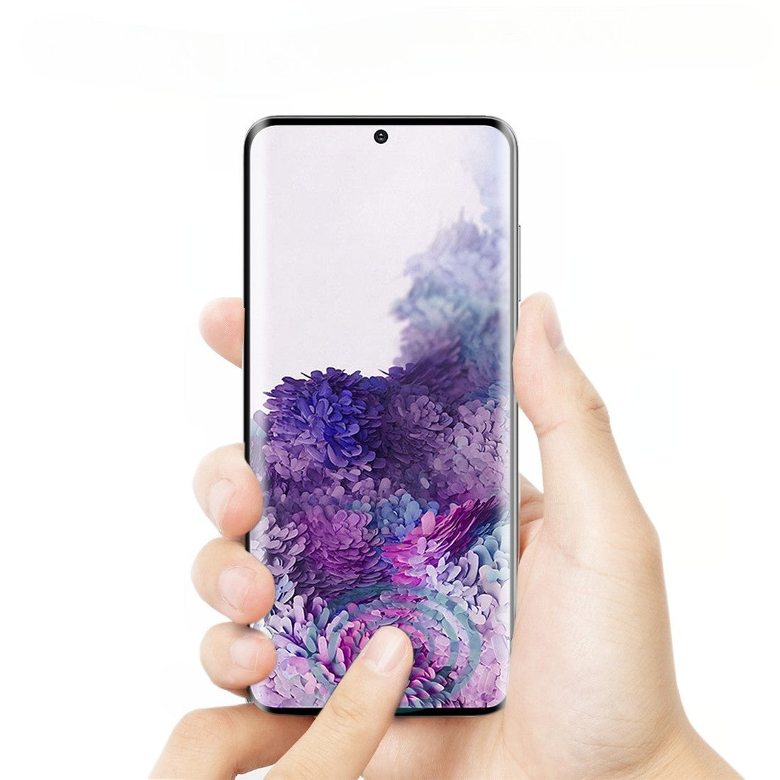 Folie Sticla Curbata, compatibila cu Samsung S20 Plus, Kaveny