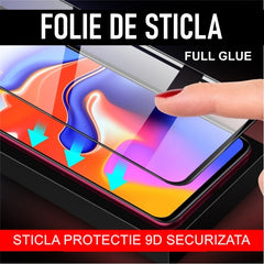Folie Sticla Curbata Securizata Kaveny compatibil cu Honor Magic 5 Pro 5G, Full Glue Negru