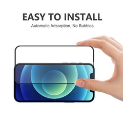 Folie Sticla Kaveny® compatibila cu Apple iPhone 14 Plus / 13 Pro Max 111D Negru
