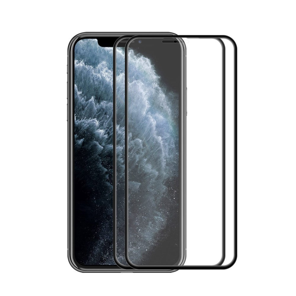 Folie Sticla Kaveny® compatibila cu Apple iPhone X/XS 111D Negru
