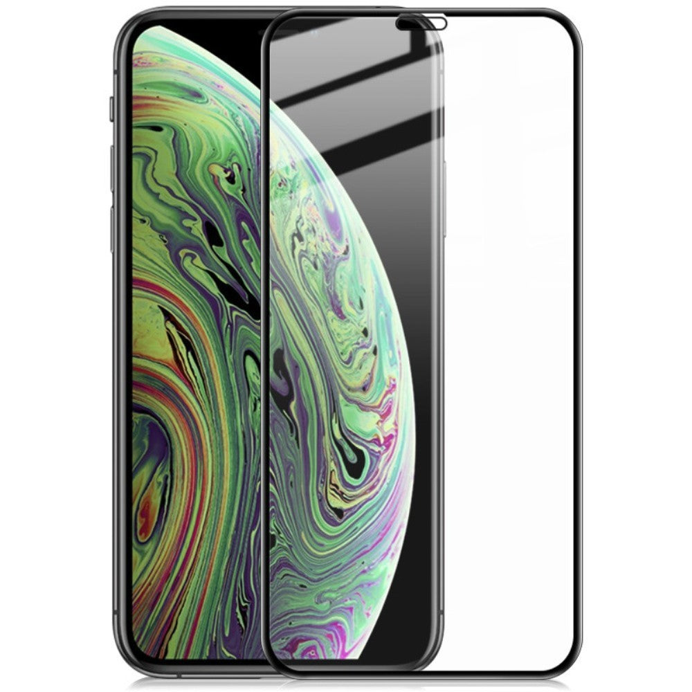 Folie Sticla Kaveny® compatibila cu Apple iPhone X/XS 111D Negru