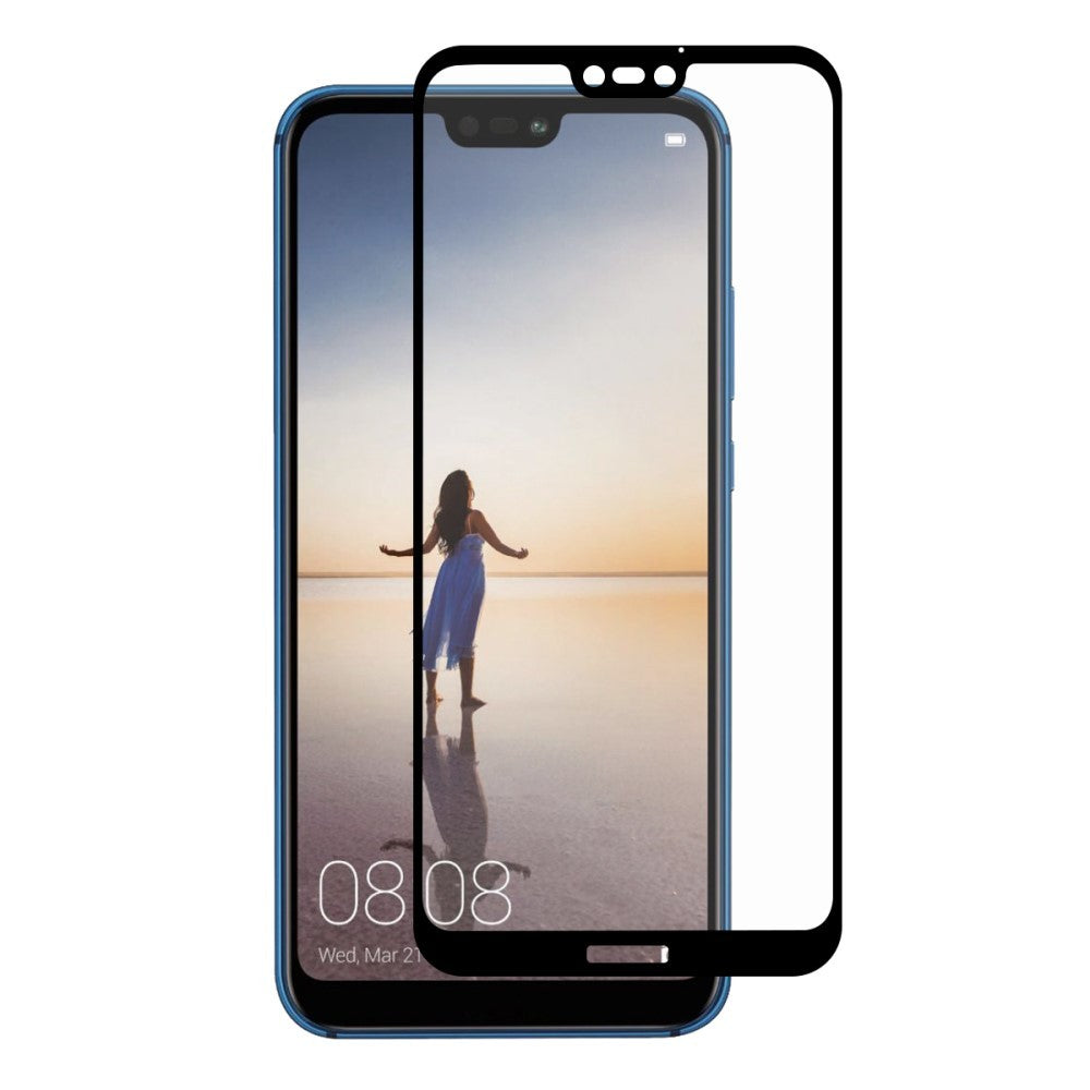 Folie Sticla Kaveny® compatibila cu Huawei Ascend P20 Lite 111D Negru