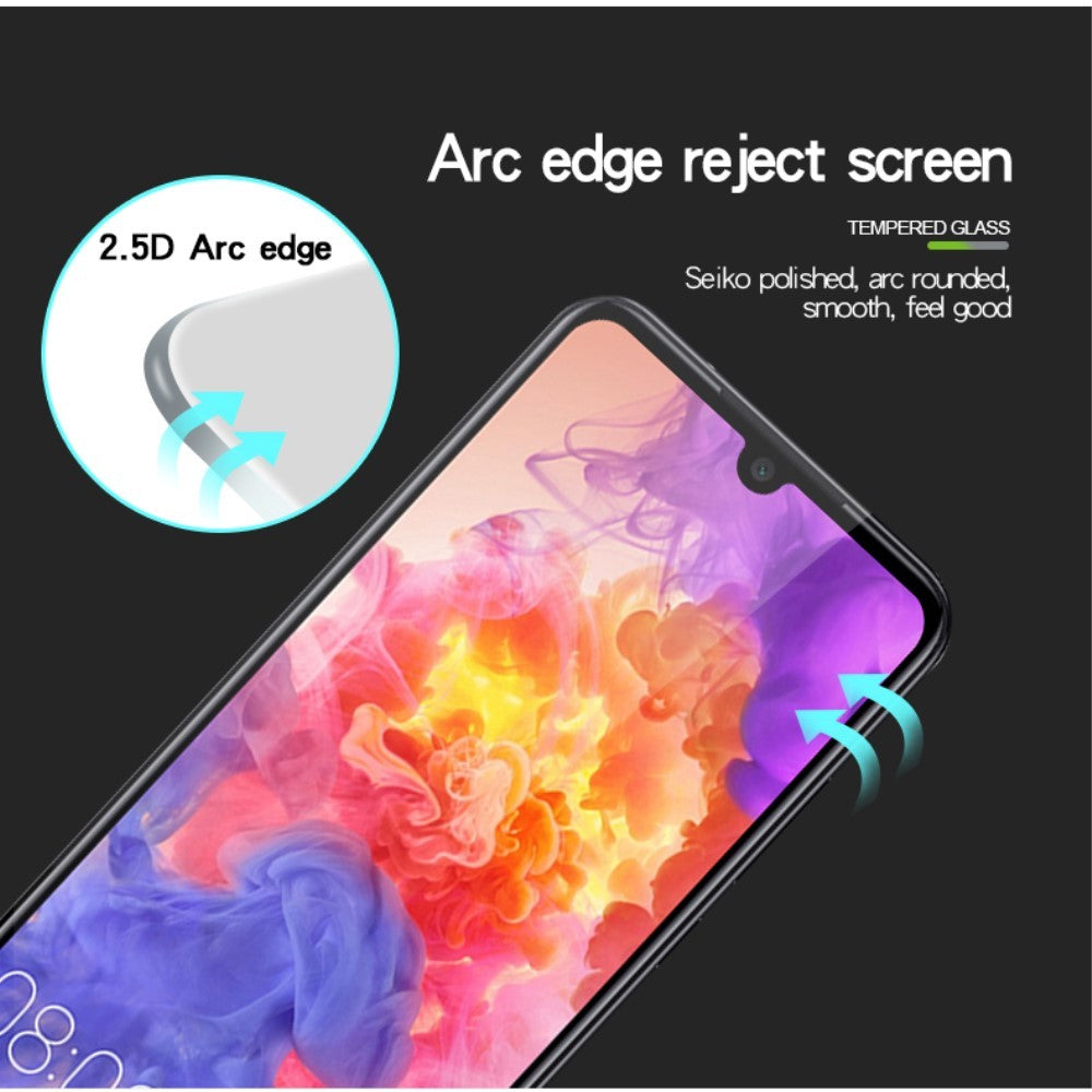 Folie Sticla Kaveny® compatibila cu Huawei Ascend P30 111D Negru