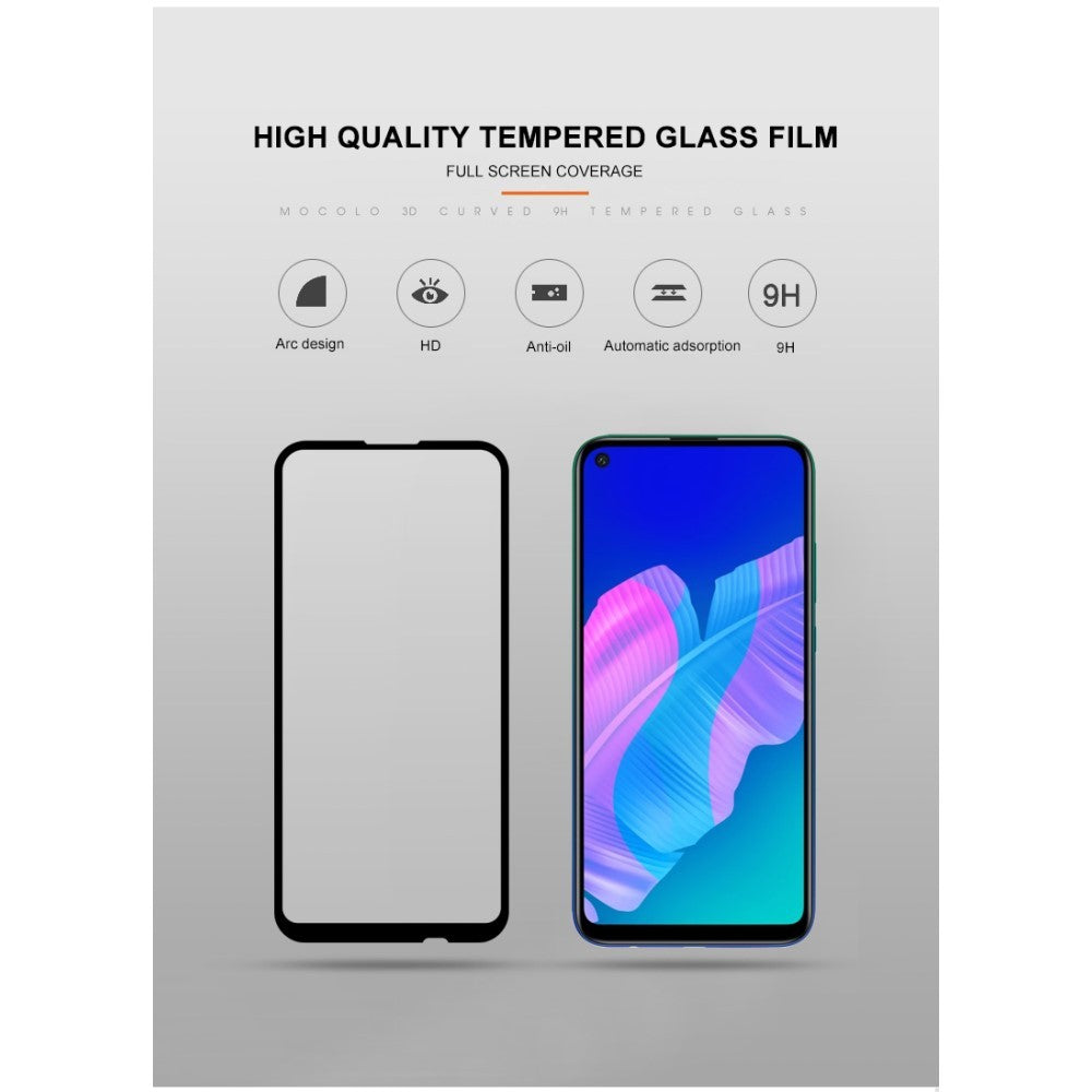 Folie Sticla Kaveny® compatibila cu Huawei Y7P 2020 111D Negru